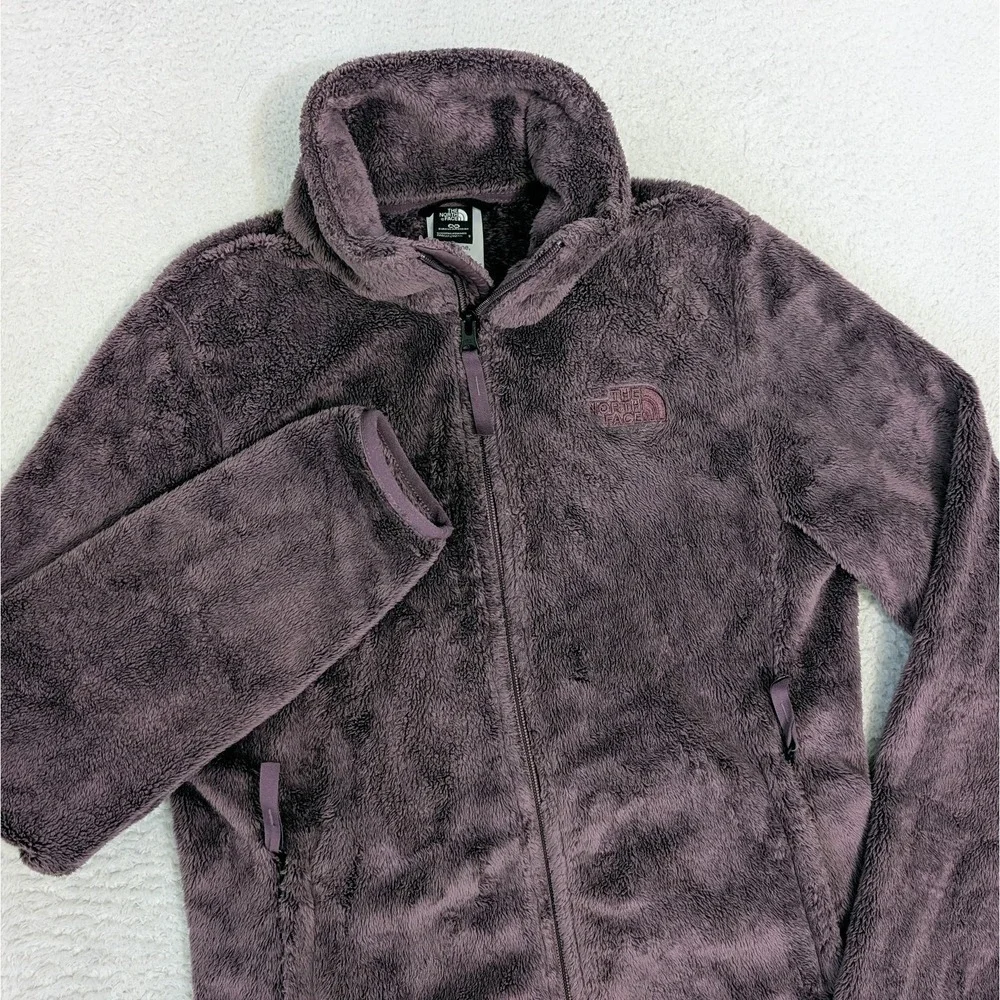 The North Face Osito‎ Jacket Full Zip Pockets Purple Women's Sm/P Pile Fleece